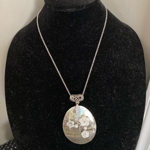 Sea Water Rainbow Abalone Necklace